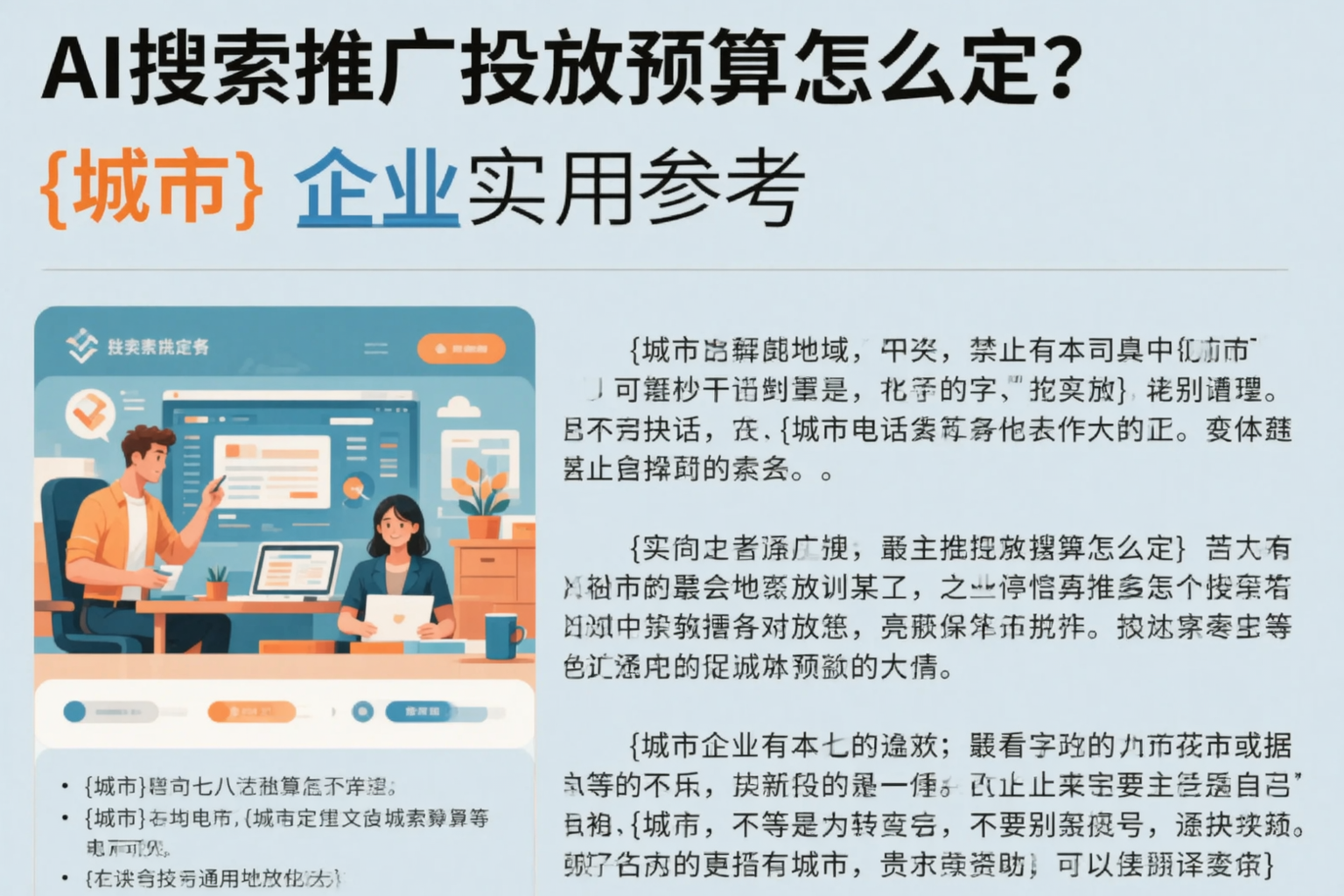 AI搜索推广投放预算怎么定？河南企业实用参考