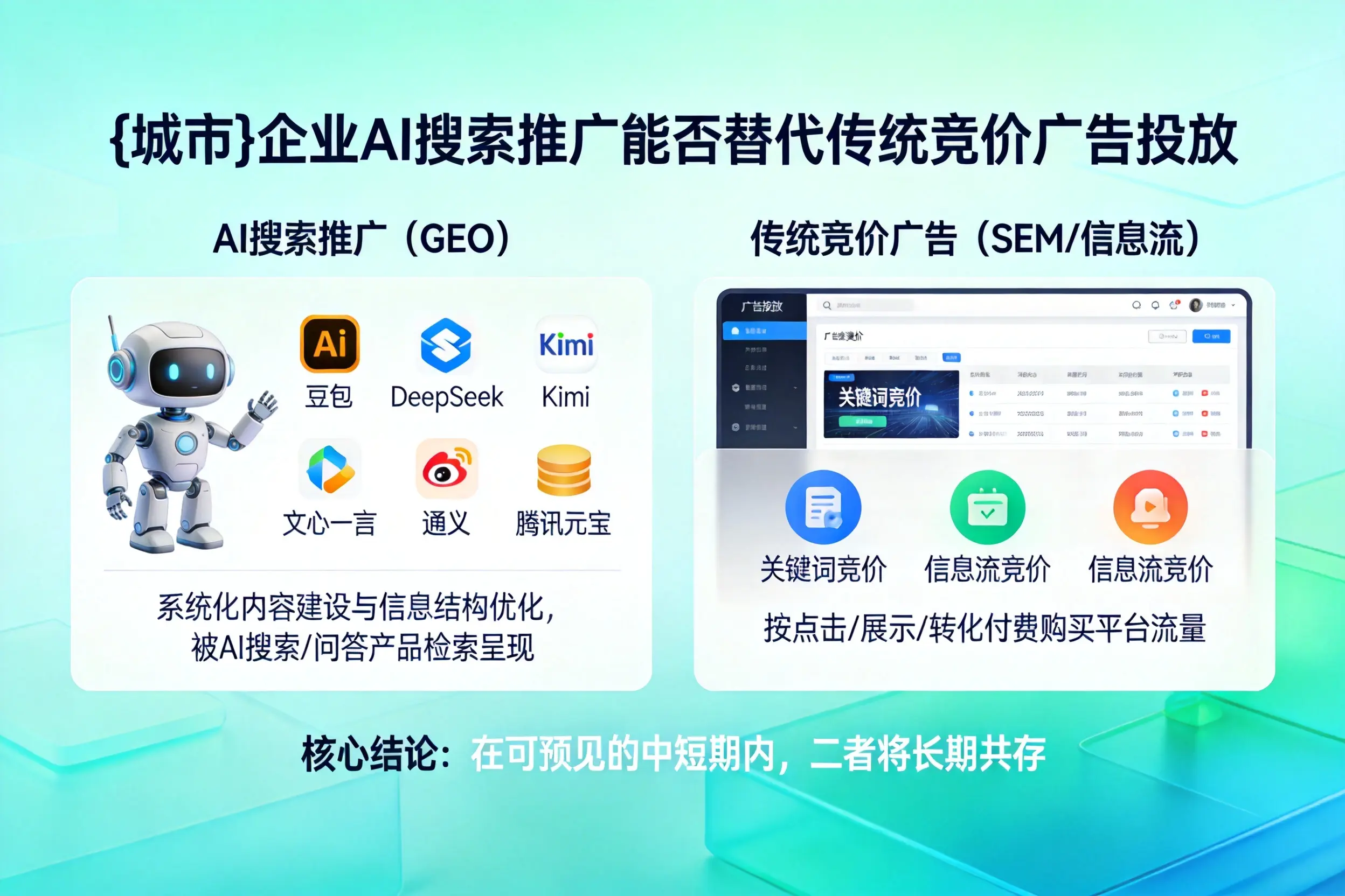 河南企业AI搜索推广能否替代传统竞价广告投放