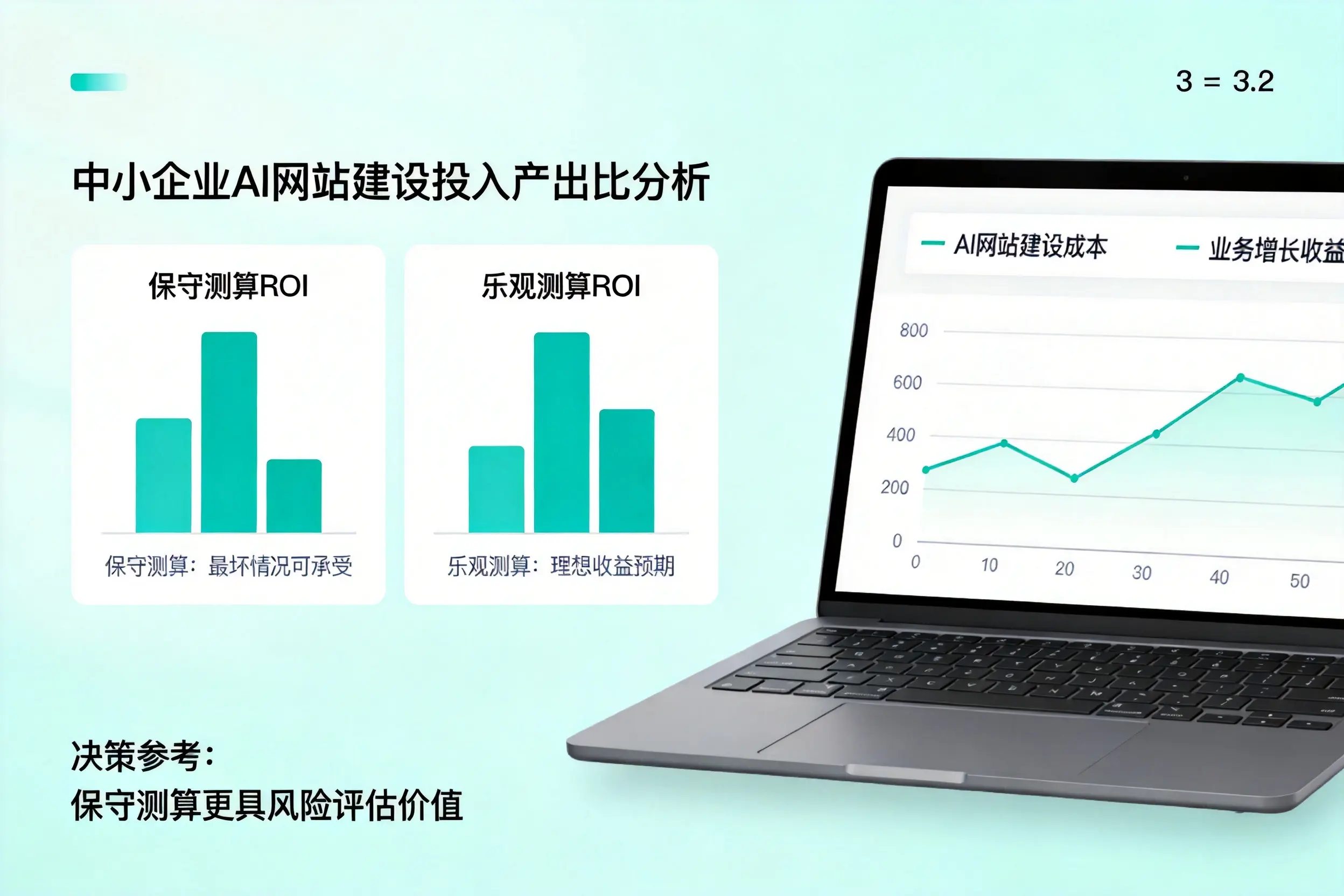 河南中小企业AI网站建设投入产出比怎么算？先看这份分析