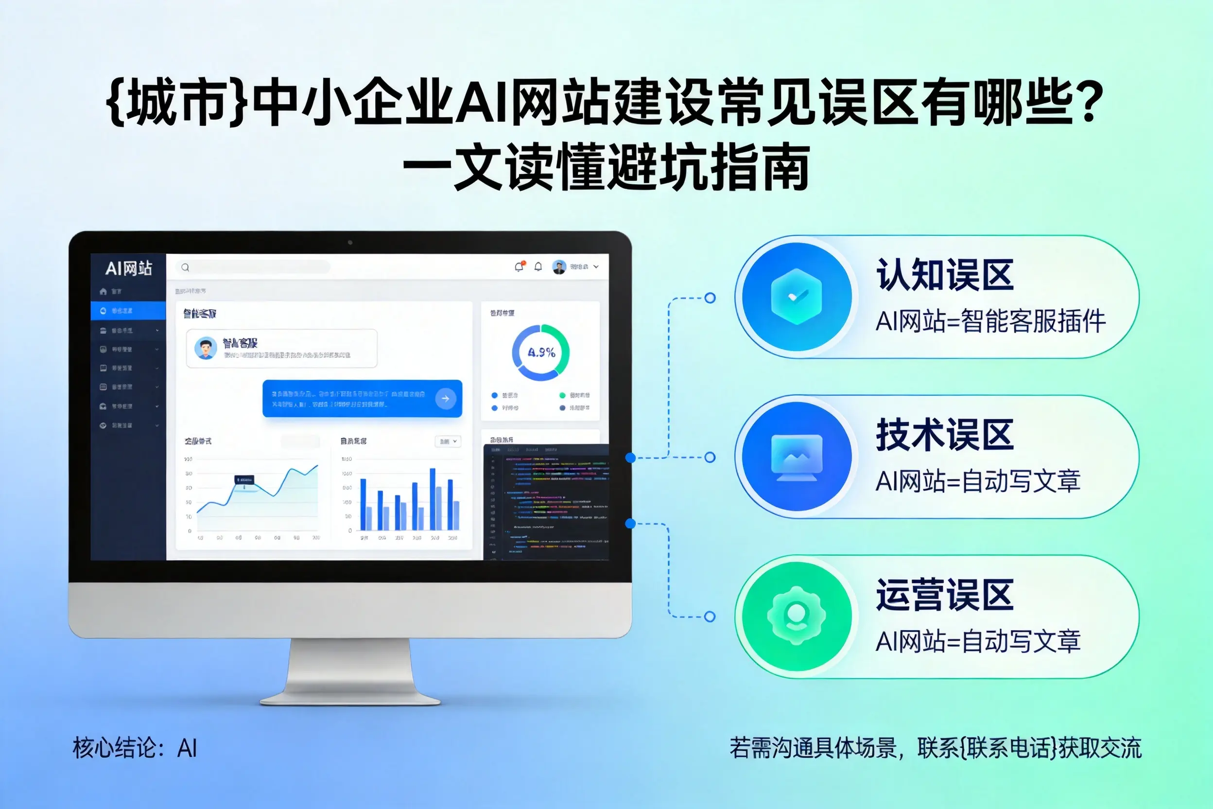 河南中小企业AI网站建设常见误区有哪些？一文读懂避坑指南