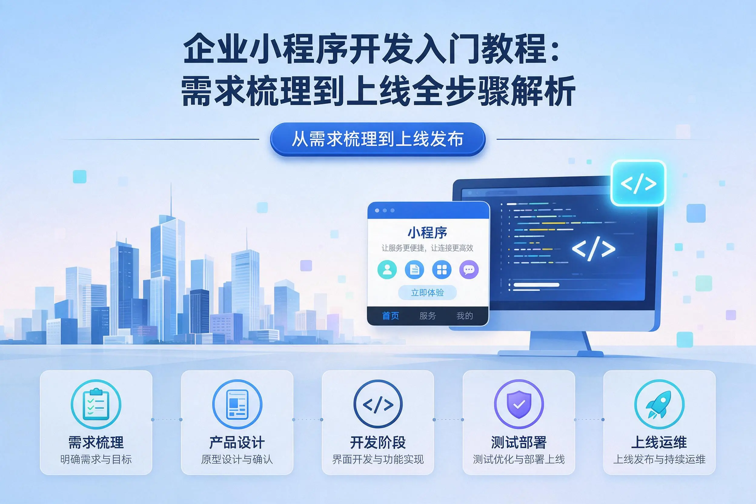 河南企业小程序开发入门教程：需求梳理到上线全步骤解析