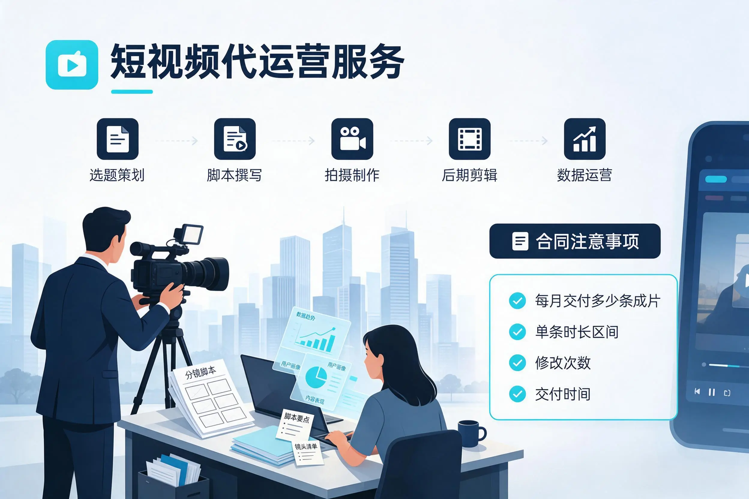 短视频代运营包含哪些服务？河南企业常见问题科普