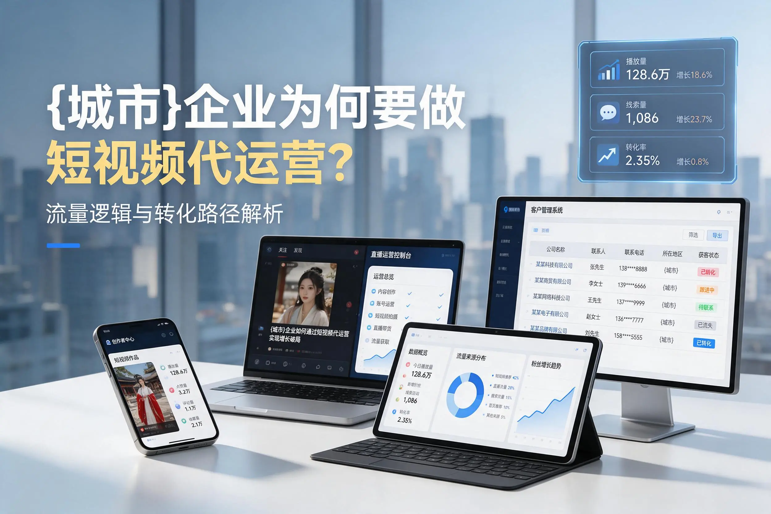 河南企业为何要做短视频代运营？流量逻辑与转化路径解析