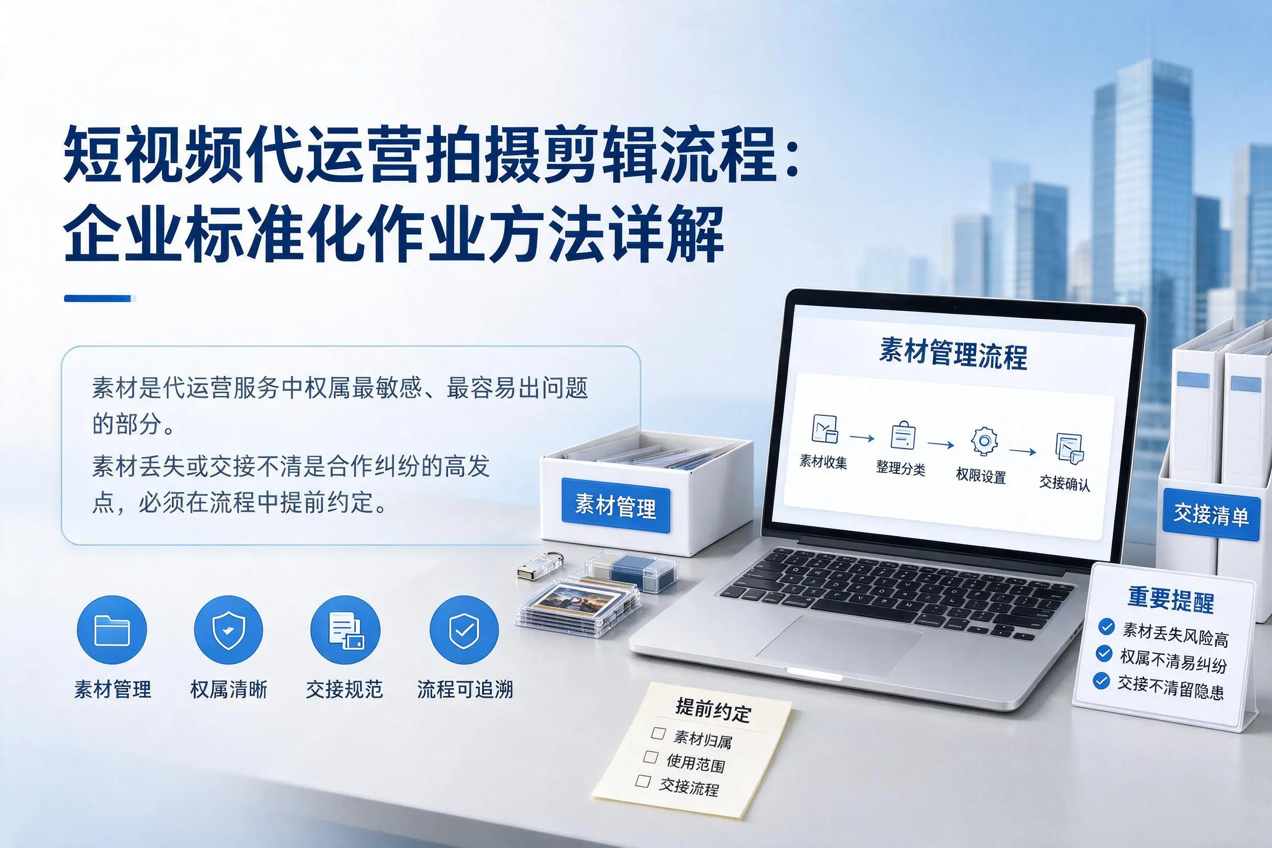 短视频代运营拍摄剪辑流程：河南企业标准化作业方法详解