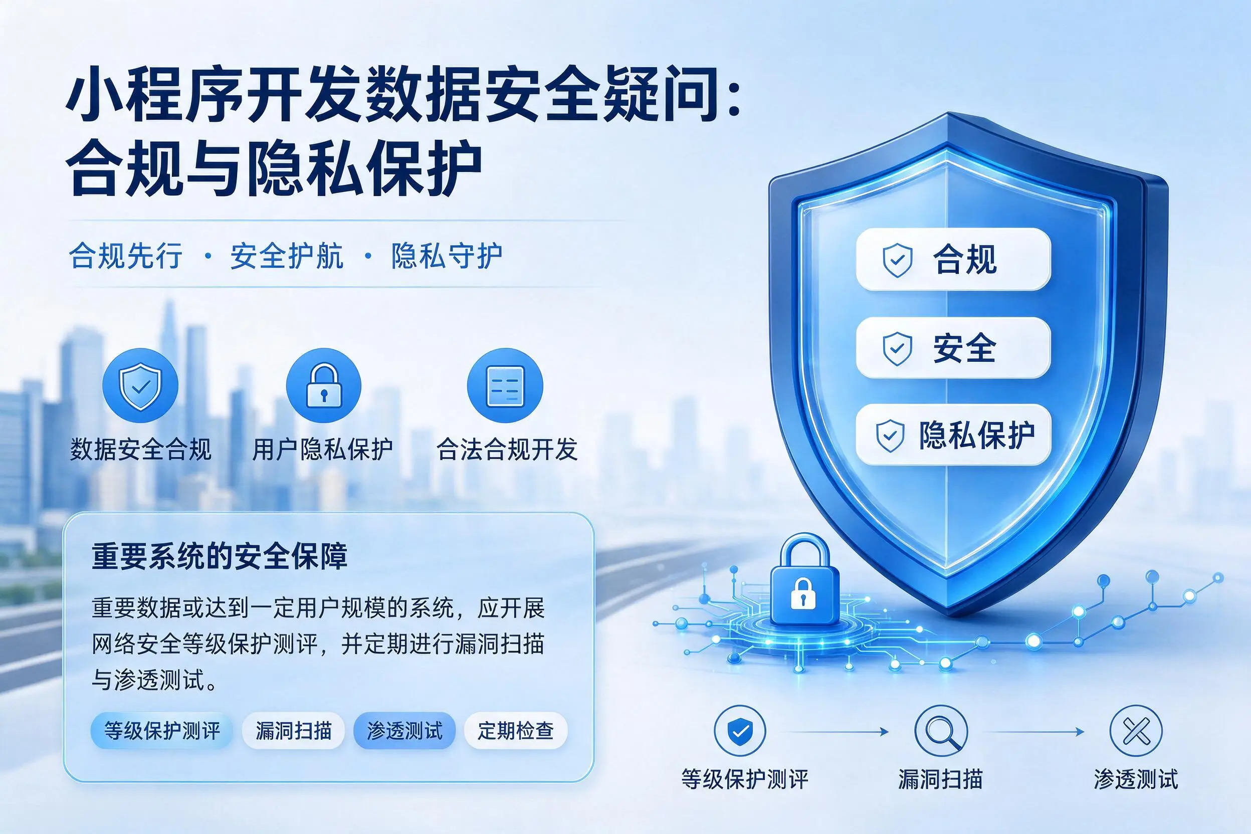 河南小程序开发数据安全疑问：合规与隐私保护