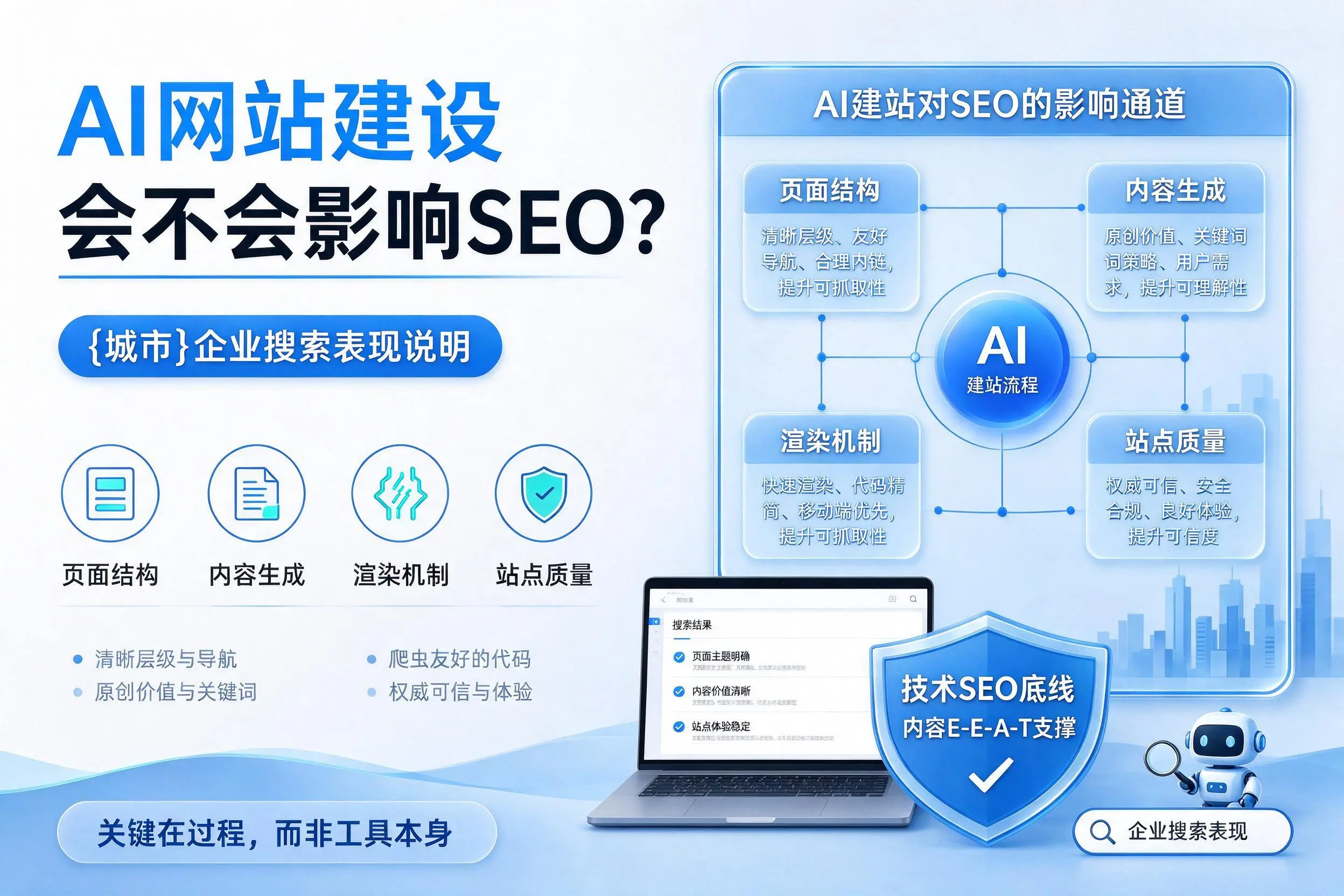 AI网站建设会不会影响SEO?河南企业搜索表现说明