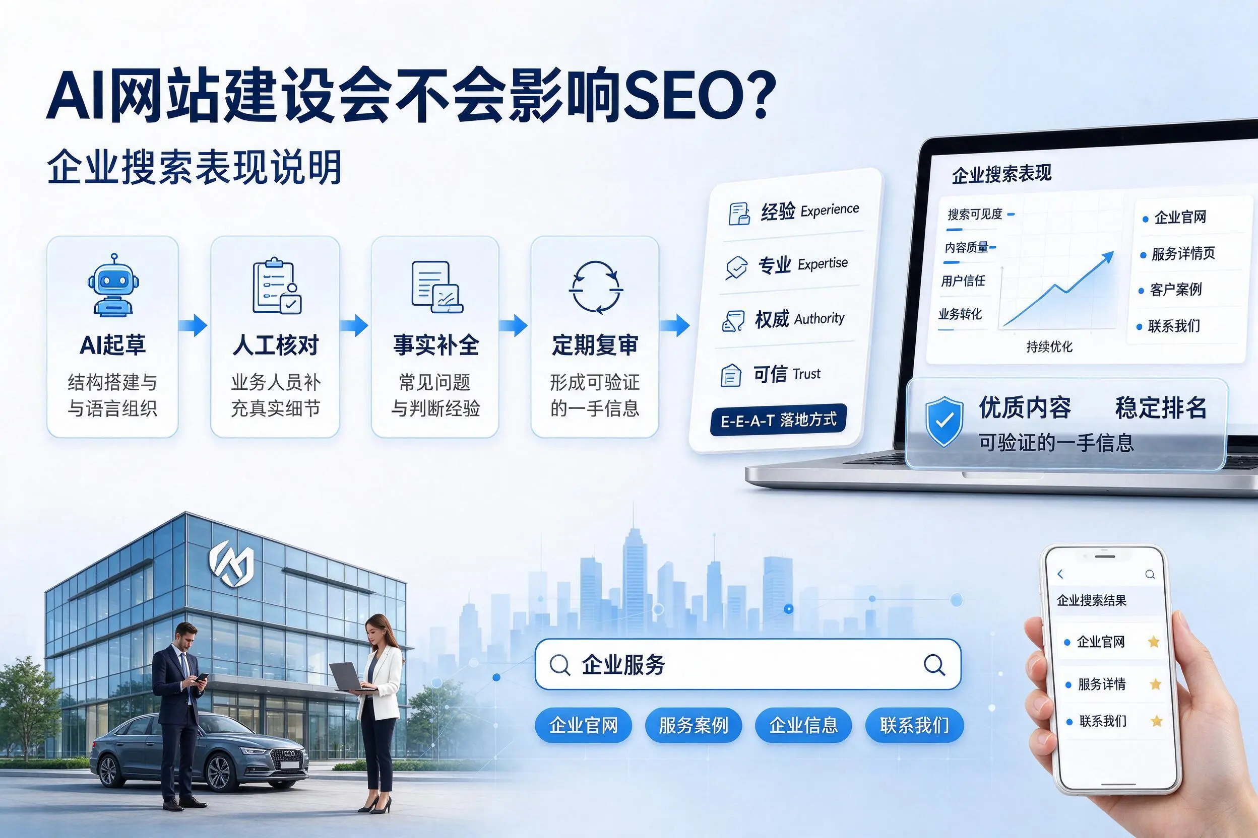 AI网站建设会不会影响SEO?河南企业搜索表现说明