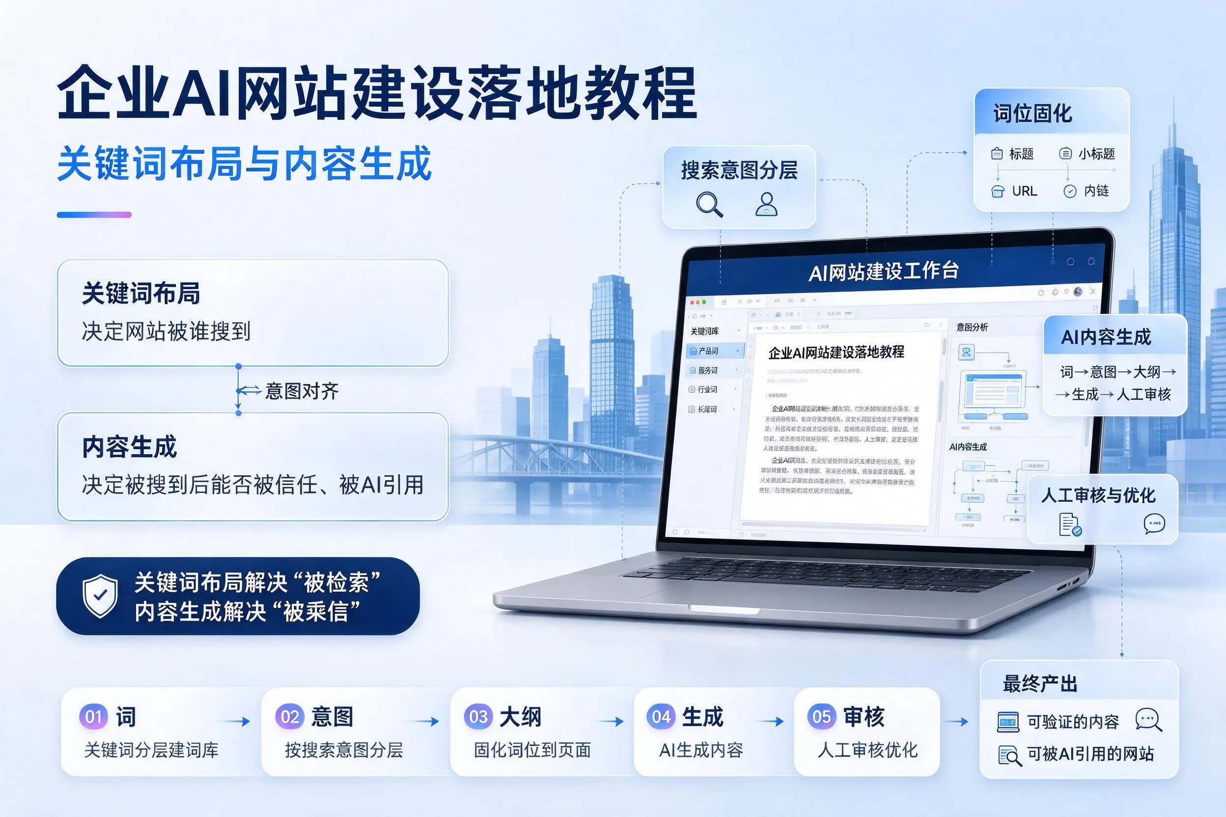 河南企业AI网站建设落地教程：关键词布局与内容生成