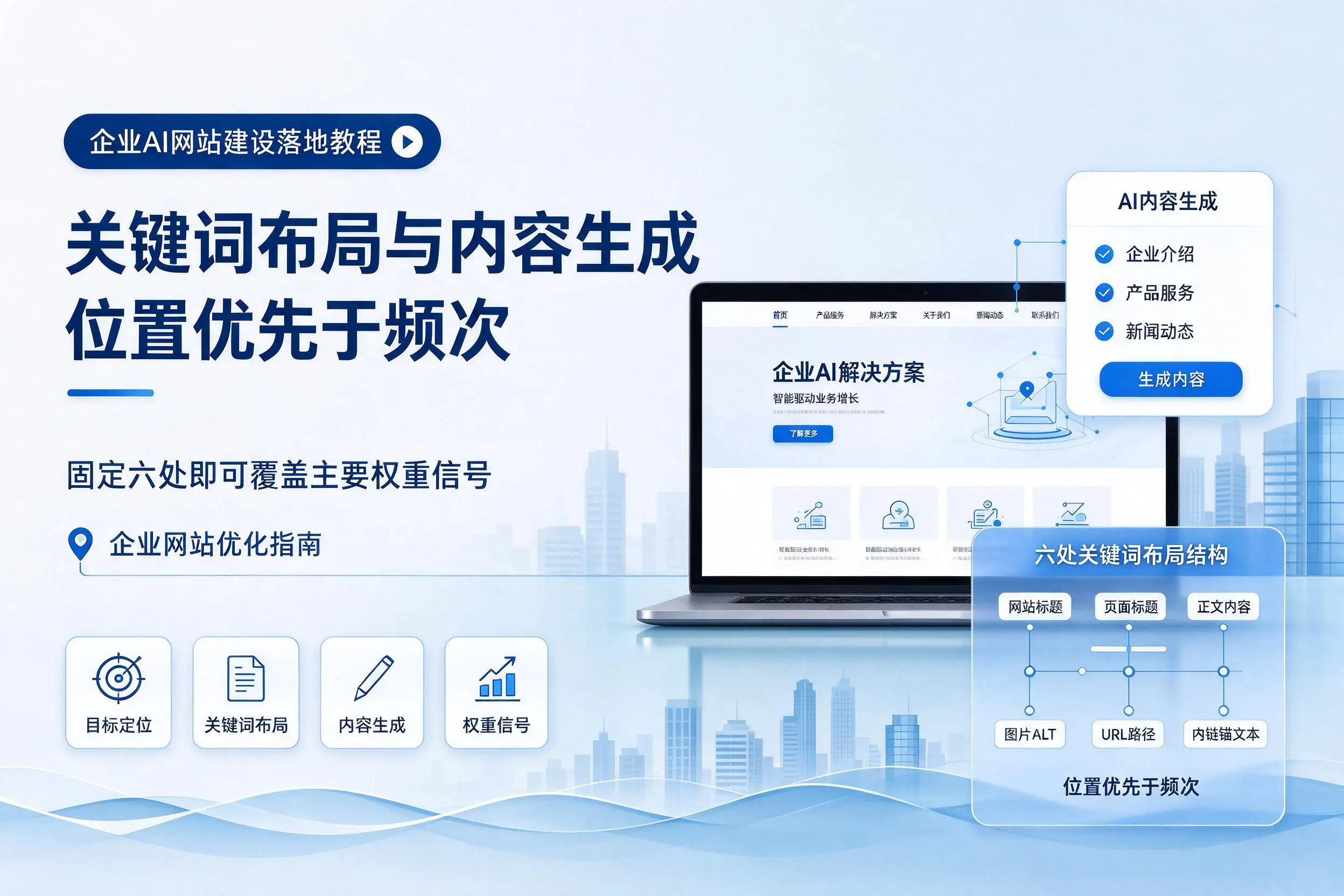河南企业AI网站建设落地教程：关键词布局与内容生成